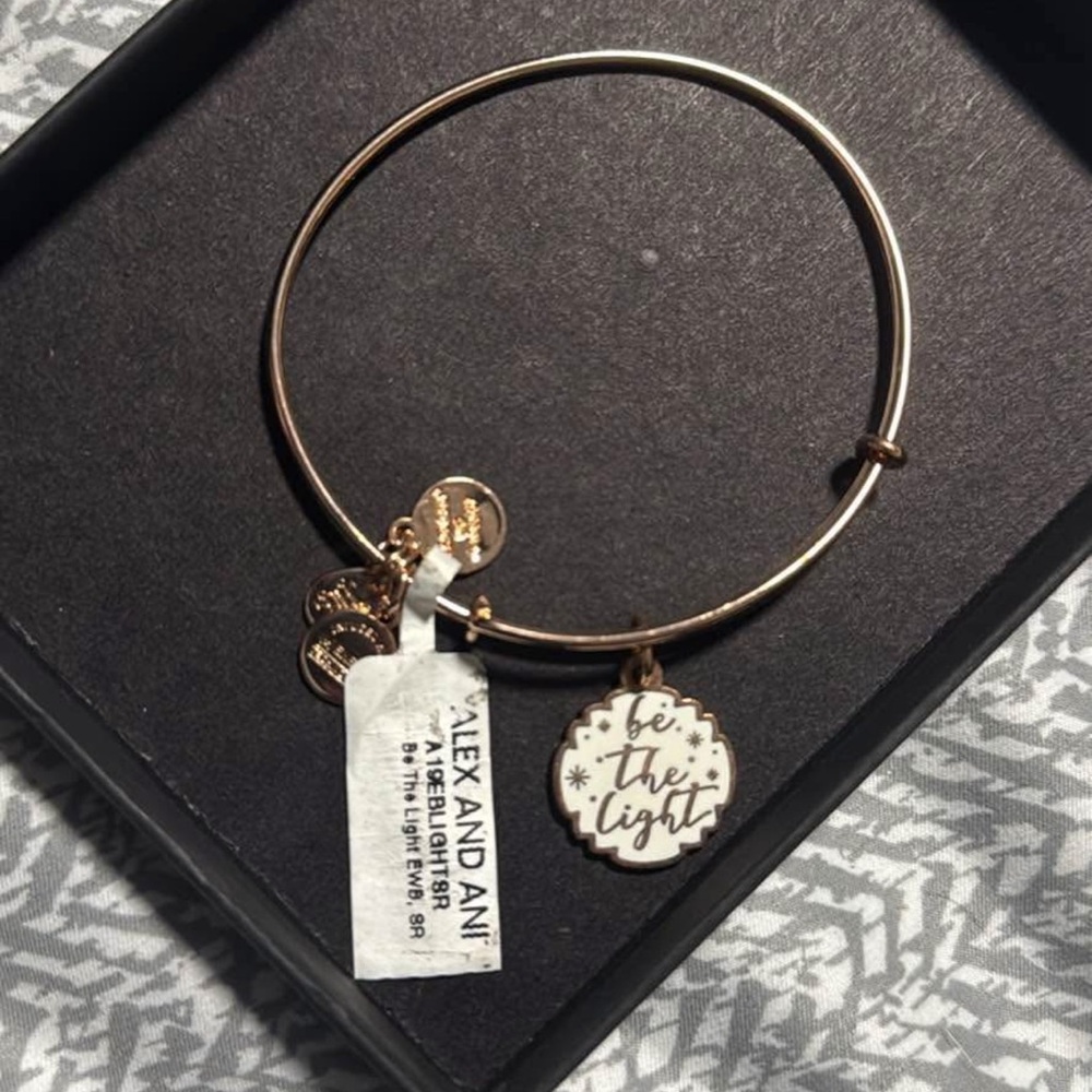 Alex and Ani Gold Charm Bracelet